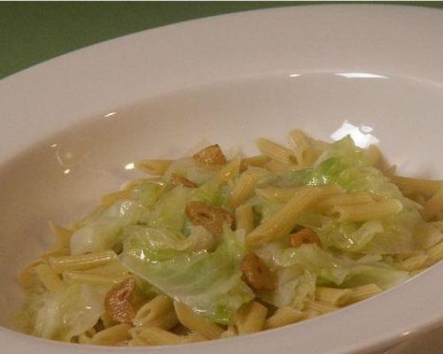 Penne with Cabbage